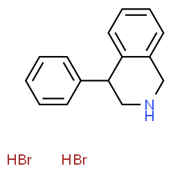 ChemSpider 2D Image | 4-Phenyl-1,2,3,4-tetrahydroisoquinoline dihydrobromide | C15H17Br2N
