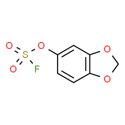 ChemSpider 2D Image | 1,3-Benzodioxol-5-yl sulfurofluoridate | C7H5FO5S