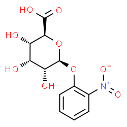 ChemSpider 2D Image | 2-Nitrophenyl beta-D-allopyranosiduronic acid | C12H13NO9
