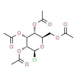 ChemSpider 2D Image | 2,3,4,6-Tetra-O-acetyl-beta-D-allopyranosyl chloride | C14H19ClO9