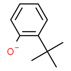 ChemSpider 2D Image | 2-(2-Methyl-2-propanyl)phenolate | C10H13O