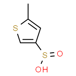 ChemSpider 2D Image | 5-Methyl-3-thiophenesulfinic acid | C5H6O2S2