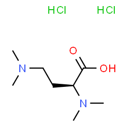 ChemSpider 2D Image | (2S)-2,4-Bis(dimethylamino)butanoic acid dihydrochloride | C8H20Cl2N2O2