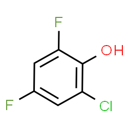 ChemSpider 2D Image | 2-Chloro-4,6-difluorophenol | C6H3ClF2O