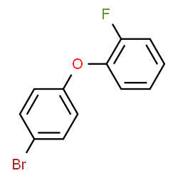 ChemSpider 2D Image | 1-(4-Bromophenoxy)-2-fluorobenzene | C12H8BrFO