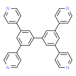 ChemSpider 2D Image | 4,4',4'',4'''-(3,3',5,5'-Biphenyltetrayl)tetrapyridine | C32H22N4