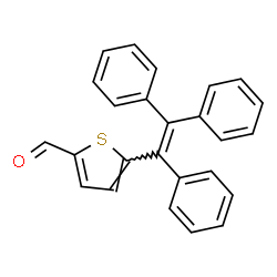 ChemSpider 2D Image | 5-(Triphenylvinyl)-2-thiophenecarbaldehyde | C25H18OS