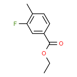 ChemSpider 2D Image | Ethyl 3-fluoro-4-methylbenzoate | C10H11FO2