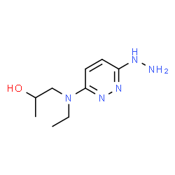 ChemSpider 2D Image | 1-[Ethyl(6-hydrazino-3-pyridazinyl)amino]-2-propanol | C9H17N5O