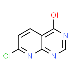ChemSpider 2D Image | 7-Chloropyrido[2,3-d]pyrimidin-4-ol | C7H4ClN3O