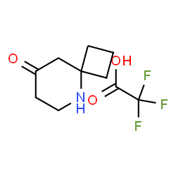 ChemSpider 2D Image | 5-Azaspiro[3.5]nonan-8-one trifluoroacetate (1:1) | C10H14F3NO3