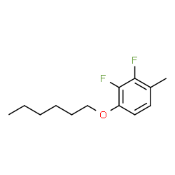 ChemSpider 2D Image | 2,3-Difluoro-1-(hexyloxy)-4-methylbenzene | C13H18F2O