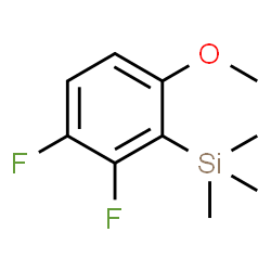ChemSpider 2D Image | (2,3-Difluoro-6-methoxyphenyl)(trimethyl)silane | C10H14F2OSi