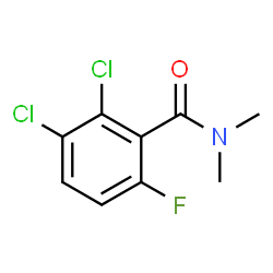 ChemSpider 2D Image | 2,3-Dichloro-6-fluoro-N,N-dimethylbenzamide | C9H8Cl2FNO