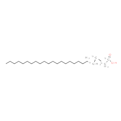 ChemSpider 2D Image | (1,2,3,4-~13~C_4_)Tetracosanoic acid | C2013C4H48O2