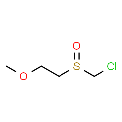 ChemSpider 2D Image | 1-[(Chloromethyl)sulfinyl]-2-methoxyethane | C4H9ClO2S
