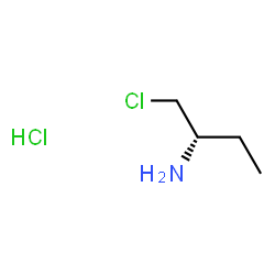 ChemSpider 2D Image | (2S)-1-Chloro-2-butanamine hydrochloride (1:1) | C4H11Cl2N