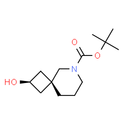 ChemSpider 2D Image | 2-Methyl-2-propanyl (2s,4r)-2-hydroxy-6-azaspiro[3.5]nonane-6-carboxylate | C13H23NO3