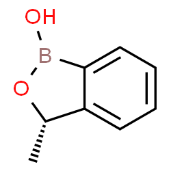 ChemSpider 2D Image | (3S)-3-Methyl-2,1-benzoxaborol-1(3H)-ol | C8H9BO2