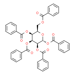 ChemSpider 2D Image | 1,2,3,4,6-Penta-O-benzoyl-alpha-D-talopyranose | C41H32O11