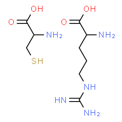 ChemSpider 2D Image | Arginine - cysteine (1:1) | C9H21N5O4S