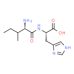 ChemSpider 2D Image | L-Isoleucyl-L-histidine | C12H20N4O3