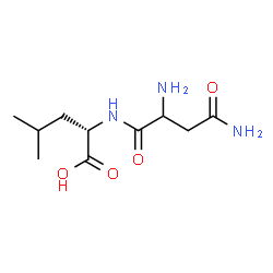 ChemSpider 2D Image | Asparaginyl-L-leucine | C10H19N3O4