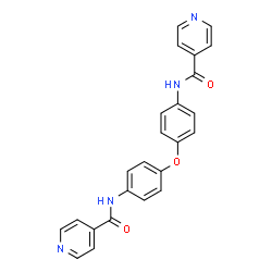 ChemSpider 2D Image | N,N'-(Oxydi-4,1-phenylene)diisonicotinamide | C24H18N4O3