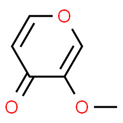 ChemSpider 2D Image | 3-methoxypyran-4-one | C6H6O3