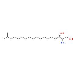 ChemSpider 2D Image | (2S,3R)-2-Amino-17-methyl-1,3-octadecanediol | C19H41NO2