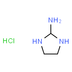 ChemSpider 2D Image | 2-Imidazolidinamine hydrochloride (1:1) | C3H10ClN3