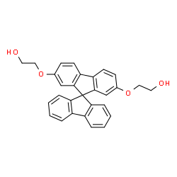 ChemSpider 2D Image | 2,2'-[9,9'-Spirobi[fluorene]-2,7-diylbis(oxy)]diethanol | C29H24O4