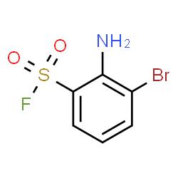 ChemSpider 2D Image | 2-Amino-3-bromobenzenesulfonyl fluoride | C6H5BrFNO2S