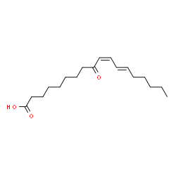 ChemSpider 2D Image | (10Z,12E)-9-Oxo-10,12-octadecadienoic acid | C18H30O3