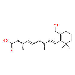 ChemSpider 2D Image | 18-Hydroxyretinoic acid | C20H28O3