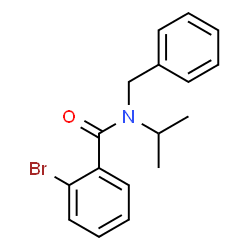 ChemSpider 2D Image | N-Benzyl-2-bromo-N-isopropylbenzamide | C17H18BrNO