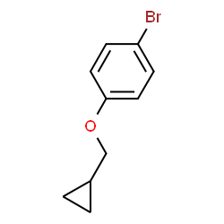 ChemSpider 2D Image | 1-Bromo-4-(cyclopropylmethoxy)benzene | C10H11BrO