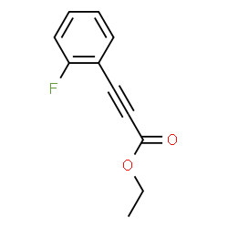ChemSpider 2D Image | Ethyl 3-(2-fluorophenyl)-2-propynoate | C11H9FO2