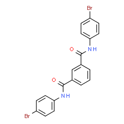 ChemSpider 2D Image | N,N'-Bis(4-bromophenyl)isophthalamide | C20H14Br2N2O2