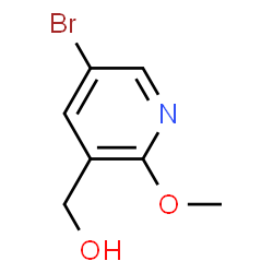 ChemSpider 2D Image | 5-Bromo-2-methoxypyridine-3-methanol | C7H8BrNO2