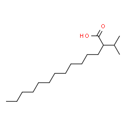 ChemSpider 2D Image | 2-Isopropyltetradecanoic acid | C17H34O2