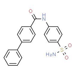 ChemSpider 2D Image | N-(4-Sulfamoylphenyl)-4-biphenylcarboxamide | C19H16N2O3S