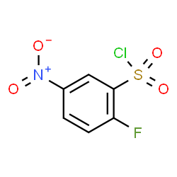 ChemSpider 2D Image | 2-Fluoro-5-nitrobenzenesulfonyl chloride | C6H3ClFNO4S
