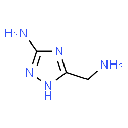 ChemSpider 2D Image | 5-(Aminomethyl)-1H-1,2,4-triazol-3-amine | C3H7N5