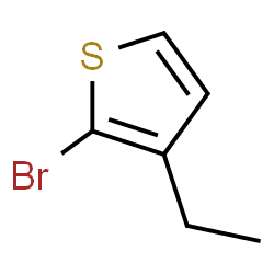 ChemSpider 2D Image | 2-Bromo-3-ethylthiophene | C6H7BrS