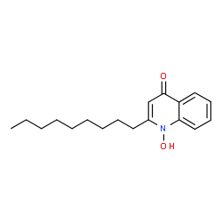 ChemSpider 2D Image | 1-Hydroxy-2-nonyl-4(1H)-quinolinone | C18H25NO2
