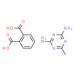 ChemSpider 2D Image | Phthalic acid - 6-methyl-1,3,5-triazine-2,4-diamine (1:1) | C12H13N5O4