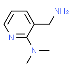 ChemSpider 2D Image | 3-(Aminomethyl)-N,N-dimethyl-2-pyridinamine | C8H13N3