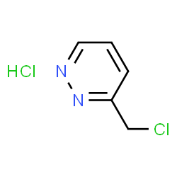 ChemSpider 2D Image | 3-(Chloromethyl)pyridazine hydrochloride | C5H6Cl2N2