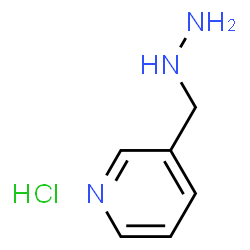 ChemSpider 2D Image | 3-(hydrazinylmethyl)pyridine hydrochloride | C6H10ClN3